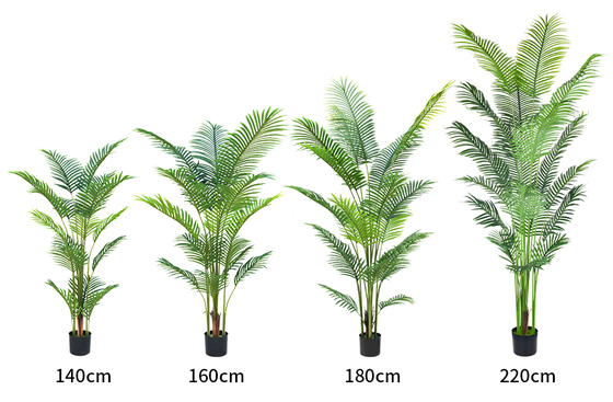 6ft Indoor Artificial Palm Trees thick foliage Tall Faux Silk Large Artificial Plant For Home Decor
