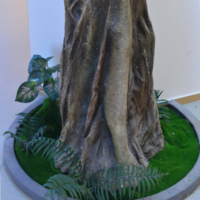 Customized Height faux banyan tree fire resistant Large Commercial Ficus Artificial Tree For Indoor Decoartion
