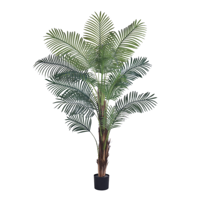 6ft Artificial Indoor Green Plants Indoor Artificial Palm​ Most Realistic Areca Palm For Home Deco