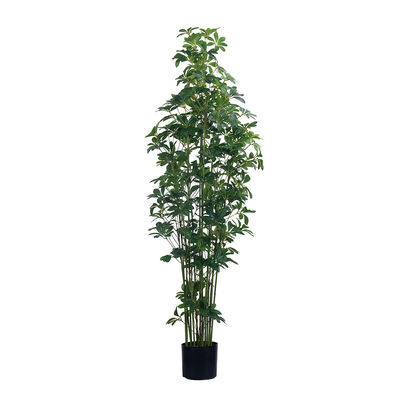47in 59in 70inTall Real Touch Artificial Schefflera Tree Green Potted Schefflera Plant For Home Decoration