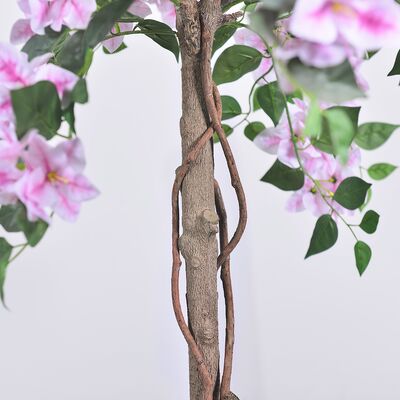 Artificial Light Pink Bougainvillea Tree, 47/63/75 inch, UV Resistant Faux Plant for Outdoor & Indoor Decor, Wholesale Fake Flower Tree