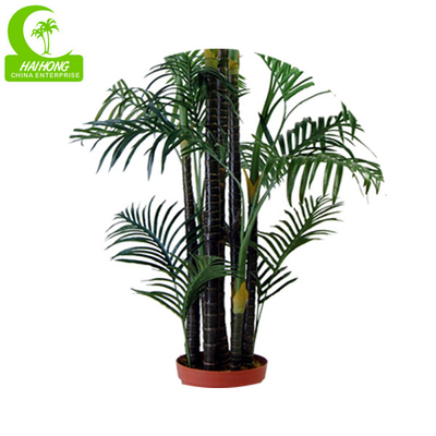 Anti UV HAIHONG Artificial Areca Palm Tree For Landscaping