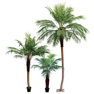 Nordic Retro Bionic Tropical Phoenix Palm Tree Floor Green Hotel Decor