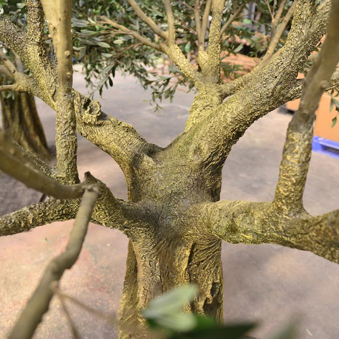 7ft 8ft or customized height most realistic large faux olive tree for indoor hotel lobby and outdoor (uv resistant)_ 7