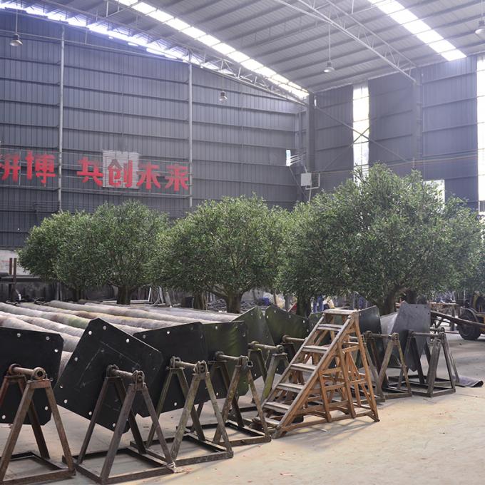 7ft 8ft or customized height most realistic large faux olive tree for indoor hotel lobby and outdoor (uv resistant)_ 1