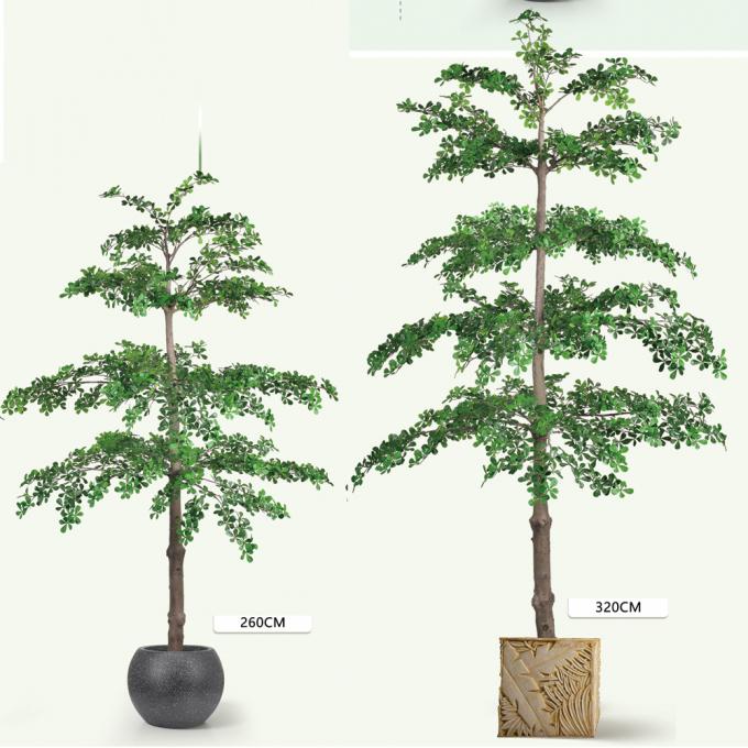 Artificial Terminalia Tree 180cm 260cm 320cm | Large Faux Tree for Hotel & Commercial Landscaping | Indoor Outdoor Decor 0